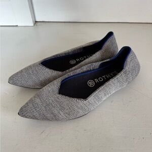 Rothy’s‎ heather gray pointed flats size 10